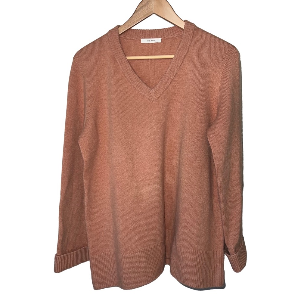 THE ROW V-Neck Cashmere Sweater